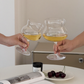 URF - Pear Crystal Glass Beer and Wine Goblet-Drinkware- A Bit Sleepy | Homedecor Concept Store