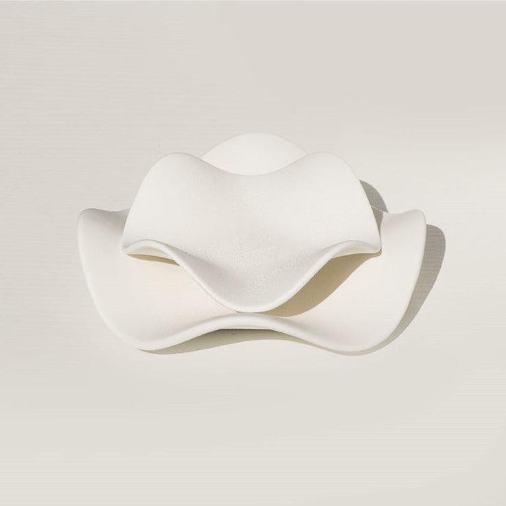 White Wave Ceramic Jewelry Tray-Furnishings- A Bit Sleepy | Homedecor Concept Store