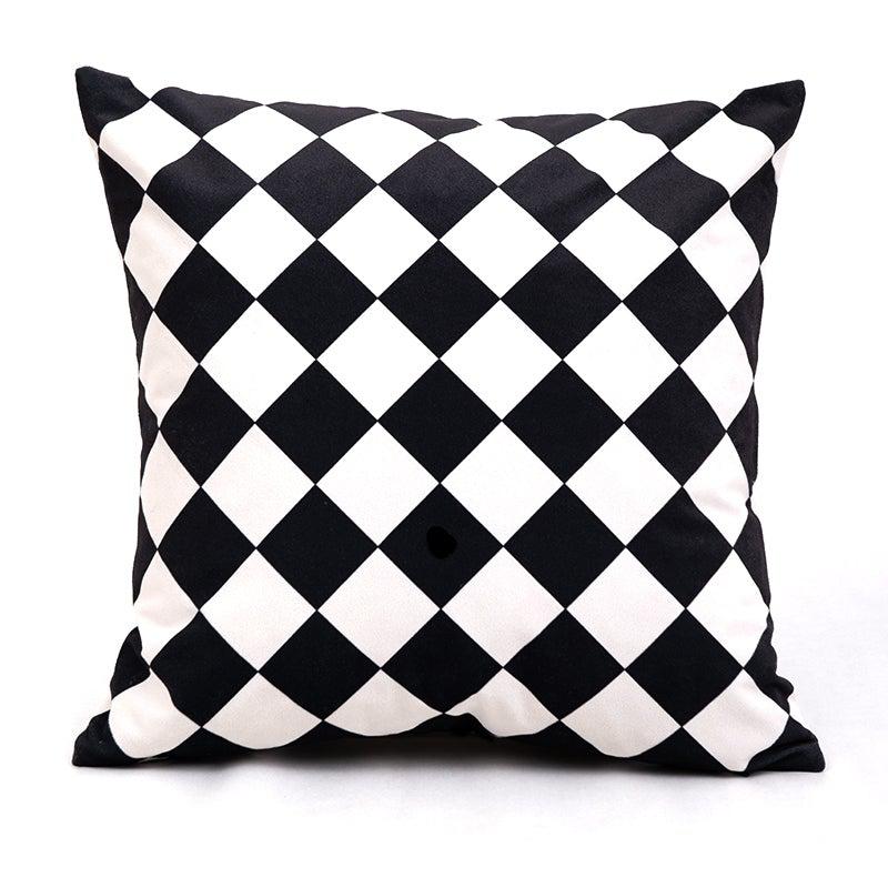 Yu - Checkered Flannel Cushion-Textiles- A Bit Sleepy | Homedecor Concept Store